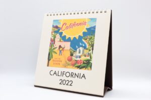 おしゃれな卓上カレンダー！Cavallini Desk Calendar 2022 【カリフォルニアVer.】